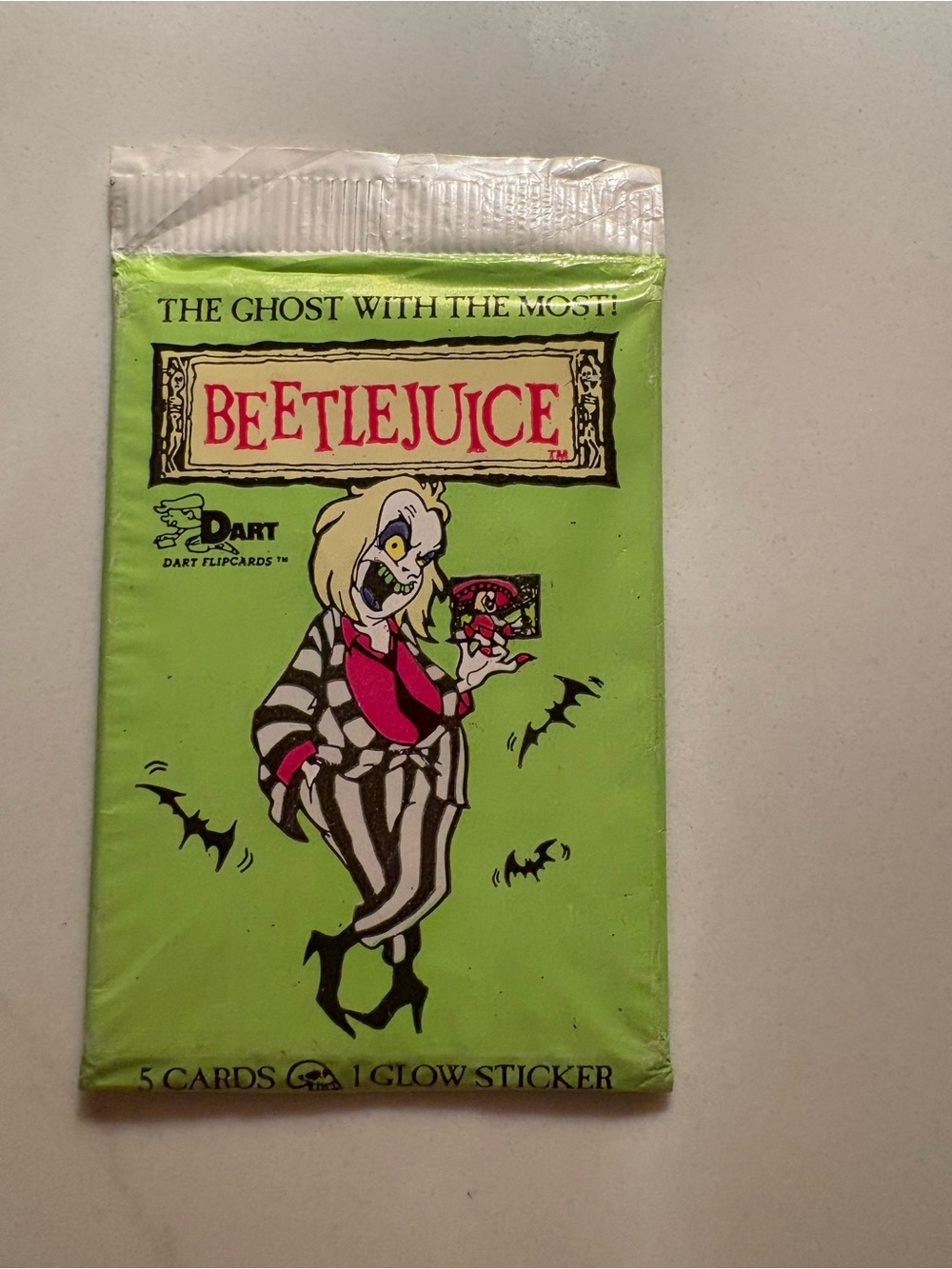 Beetlejuice Collectible Card Pack - Lime Green